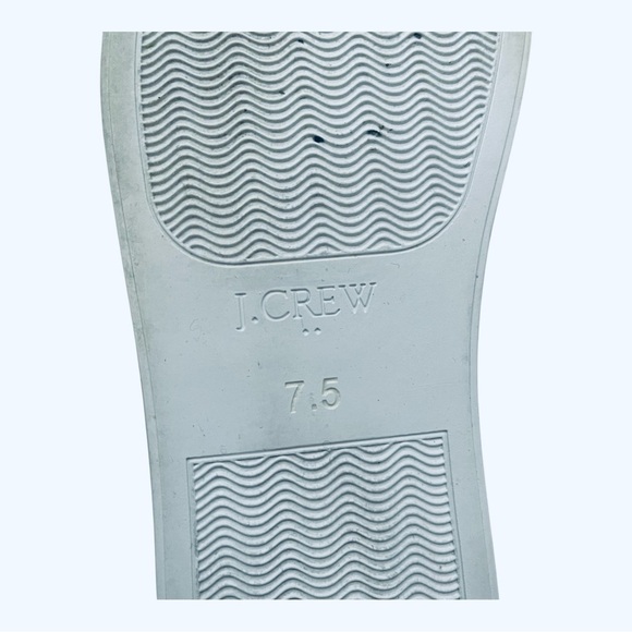 J.Crew casual walking Blue and White Gingham plaid canvas Sneakers Women’s 7.5 - Picture 13 of 16